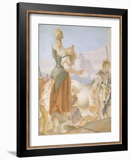 Rachel Hiding Idols-Giambattista Tiepolo-Framed Giclee Print