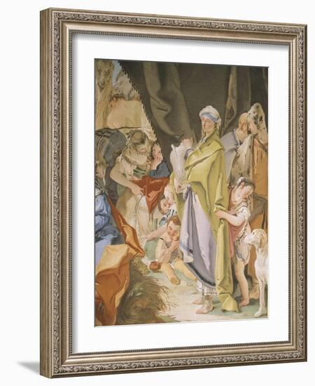 Rachel Hiding Idols-Giambattista Tiepolo-Framed Giclee Print