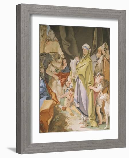 Rachel Hiding Idols-Giambattista Tiepolo-Framed Giclee Print