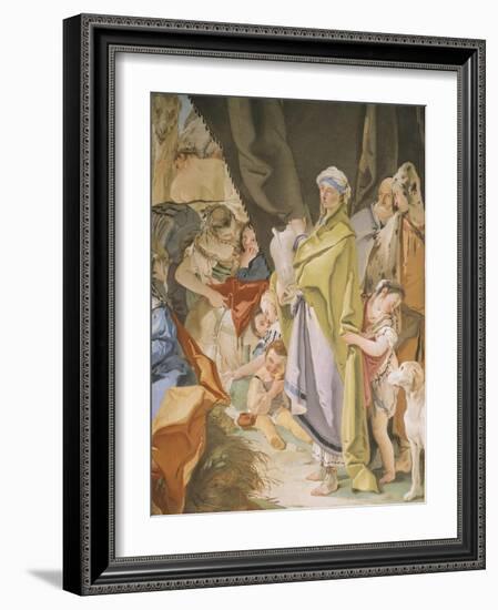 Rachel Hiding Idols-Giambattista Tiepolo-Framed Giclee Print