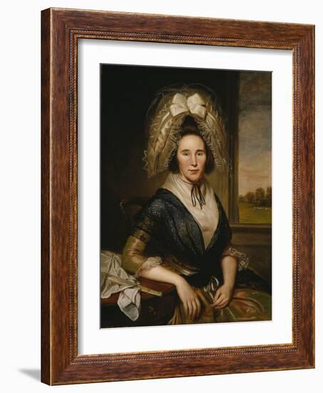 Rachel Leeds Kerr, 1790 (Oil on Canvas)-Charles Willson Peale-Framed Giclee Print