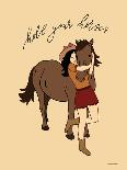 Disco Cowgirl-Rachel Nieman-Mounted Art Print