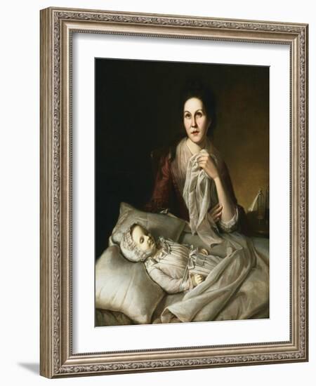 Rachel Weeping, 1818 (Oil on Canvas)-Charles Willson Peale-Framed Giclee Print