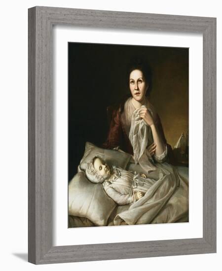 Rachel Weeping, 1818 (Oil on Canvas)-Charles Willson Peale-Framed Giclee Print