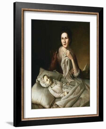 Rachel Weeping, 1818 (Oil on Canvas)-Charles Willson Peale-Framed Giclee Print