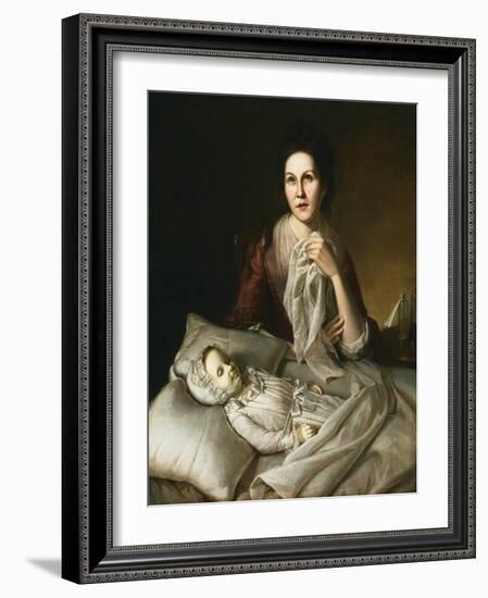 Rachel Weeping, 1818 (Oil on Canvas)-Charles Willson Peale-Framed Giclee Print