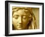 Rachel with Her Lamb in Marble-John Thomas-Framed Photographic Print