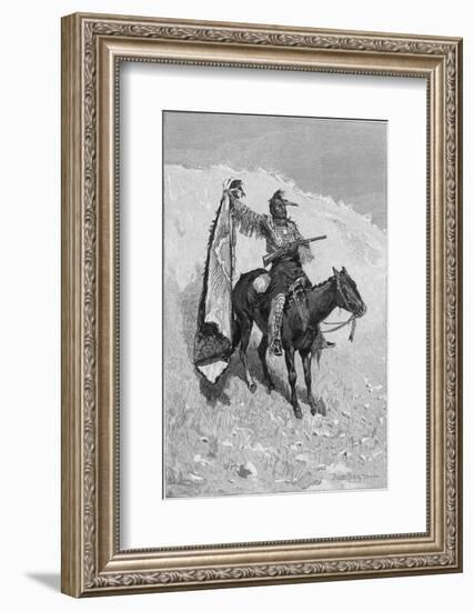 Racial, Friendly Scout-Frederic Sackrider Remington-Framed Photographic Print