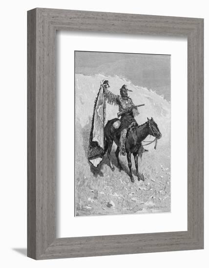 Racial, Friendly Scout-Frederic Sackrider Remington-Framed Photographic Print