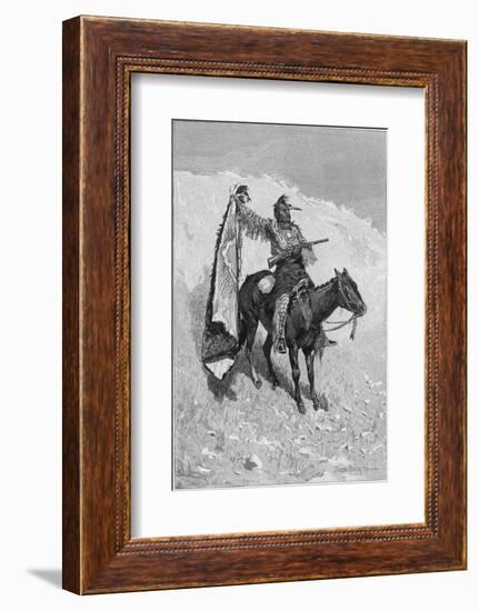 Racial, Friendly Scout-Frederic Sackrider Remington-Framed Photographic Print