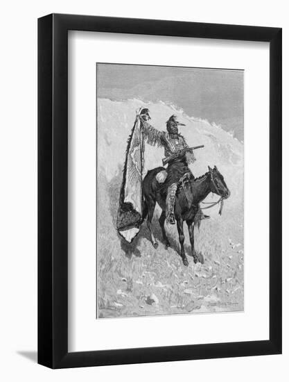 Racial, Friendly Scout-Frederic Sackrider Remington-Framed Photographic Print