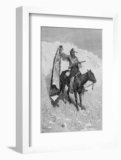 Racial, Friendly Scout-Frederic Sackrider Remington-Framed Photographic Print