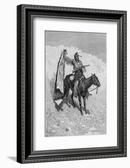 Racial, Friendly Scout-Frederic Sackrider Remington-Framed Photographic Print