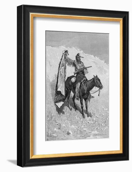 Racial, Friendly Scout-Frederic Sackrider Remington-Framed Photographic Print