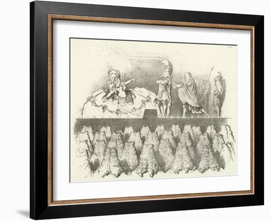 Racine Performed before the Court of Versailles 1695-Gustave Doré-Framed Giclee Print