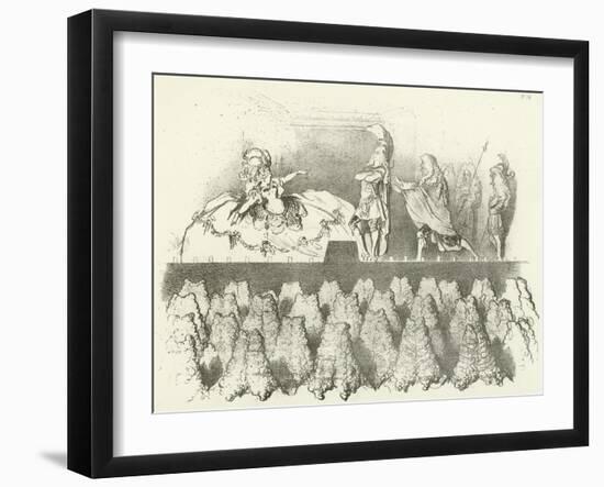 Racine Performed before the Court of Versailles 1695-Gustave Doré-Framed Giclee Print