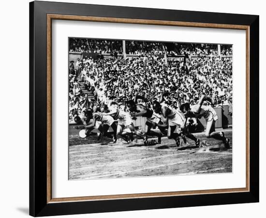 Racing at the 1948 London Olympic Games-null-Framed Photographic Print