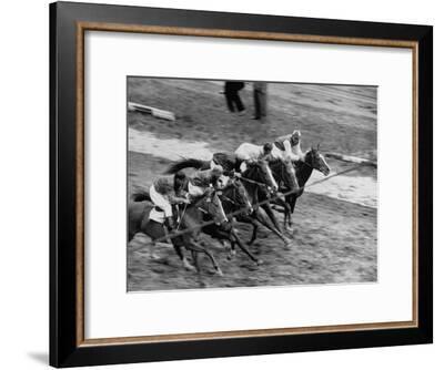 Racing at the Annual Horse Show at Hippodrome Stadium Photographic ...