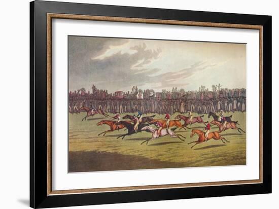 'Racing', c19th century-John Clarke-Framed Giclee Print