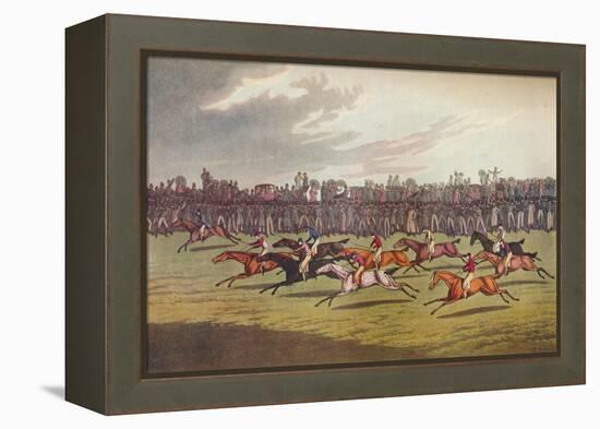 'Racing', c19th century-John Clarke-Framed Premier Image Canvas