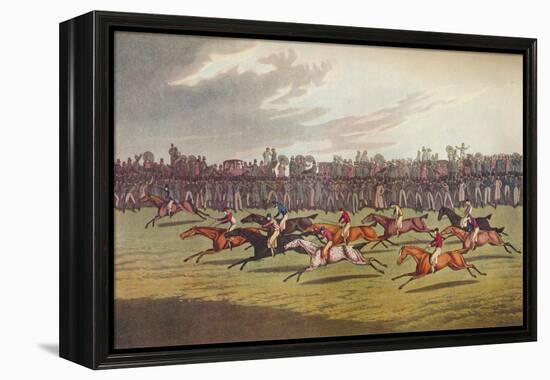 'Racing', c19th century-John Clarke-Framed Premier Image Canvas