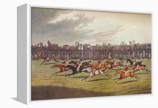 'Racing', c19th century-John Clarke-Framed Premier Image Canvas