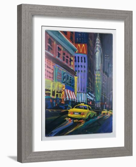 Racing Cabs-Patti Mollica-Framed Giclee Print