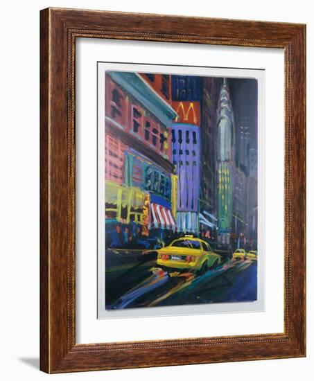 Racing Cabs-Patti Mollica-Framed Giclee Print