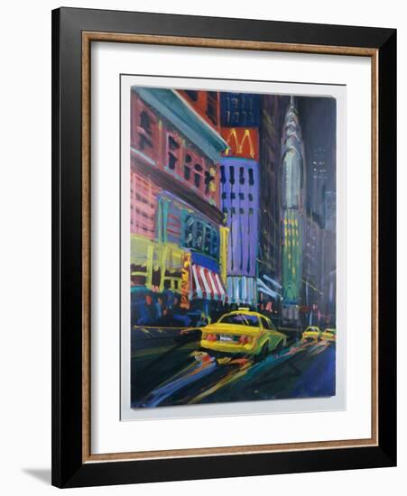 Racing Cabs-Patti Mollica-Framed Giclee Print