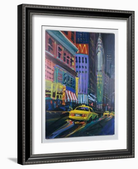 Racing Cabs-Patti Mollica-Framed Giclee Print