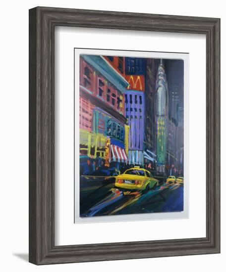 Racing Cabs-Patti Mollica-Framed Giclee Print