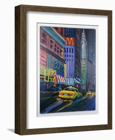 Racing Cabs-Patti Mollica-Framed Giclee Print