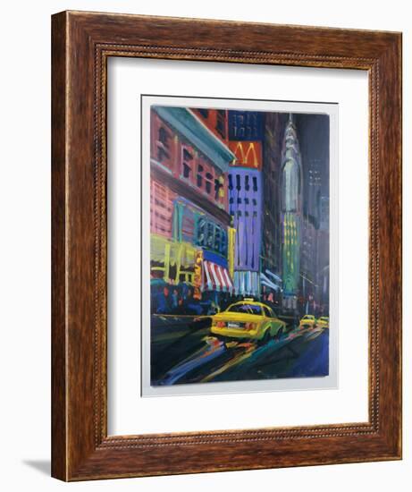 Racing Cabs-Patti Mollica-Framed Giclee Print