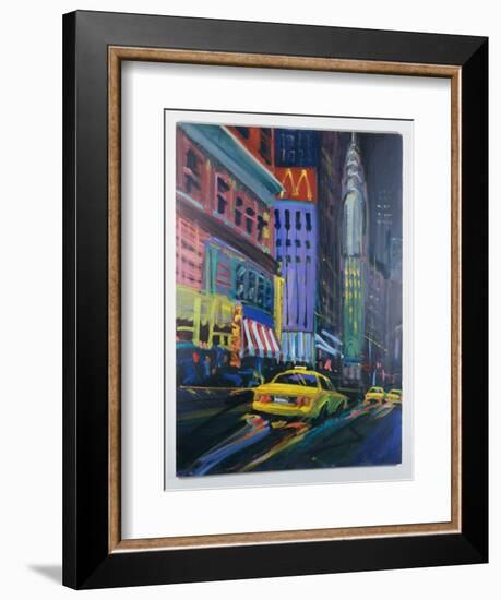 Racing Cabs-Patti Mollica-Framed Giclee Print