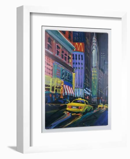 Racing Cabs-Patti Mollica-Framed Giclee Print