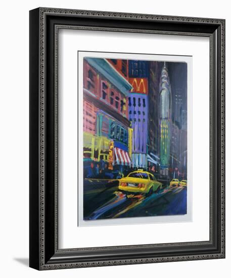 Racing Cabs-Patti Mollica-Framed Giclee Print
