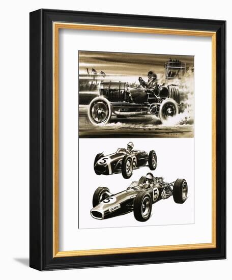 Racing Cars-Wilf Hardy-Framed Giclee Print