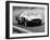 Racing Driver Fangio Here at the Wheel During Great Sweden Prize Race August 1956-null-Framed Photo