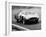 Racing Driver Fangio Here at the Wheel During Great Sweden Prize Race August 1956-null-Framed Photo