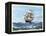 Racing Home, The Cutty Sark-Montague Dawson-Framed Stretched Canvas