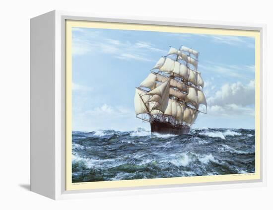 Racing Home, The Cutty Sark-Montague Dawson-Framed Stretched Canvas