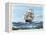 Racing Home, The Cutty Sark-Montague Dawson-Framed Stretched Canvas