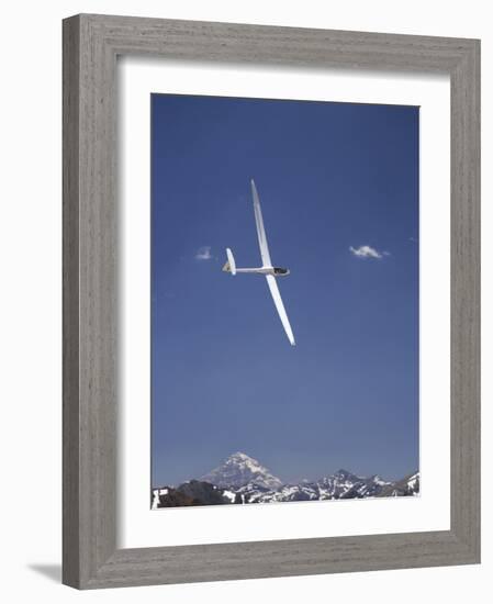 Racing in Fai World Sailplane Grand Prix, Andes Mountains, Chile-David Wall-Framed Photographic Print