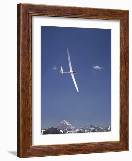 Racing in Fai World Sailplane Grand Prix, Andes Mountains, Chile-David Wall-Framed Photographic Print