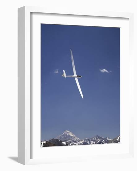 Racing in Fai World Sailplane Grand Prix, Andes Mountains, Chile-David Wall-Framed Photographic Print