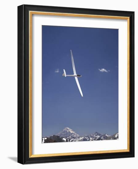 Racing in Fai World Sailplane Grand Prix, Andes Mountains, Chile-David Wall-Framed Photographic Print