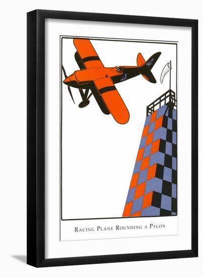 Racing Plane-Found Image Press-Framed Giclee Print