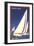 Racing Sailboats, Santa Cruz, California-null-Framed Premium Giclee Print