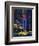 Racing Taxis at Night, New York City-Patti Mollica-Framed Giclee Print