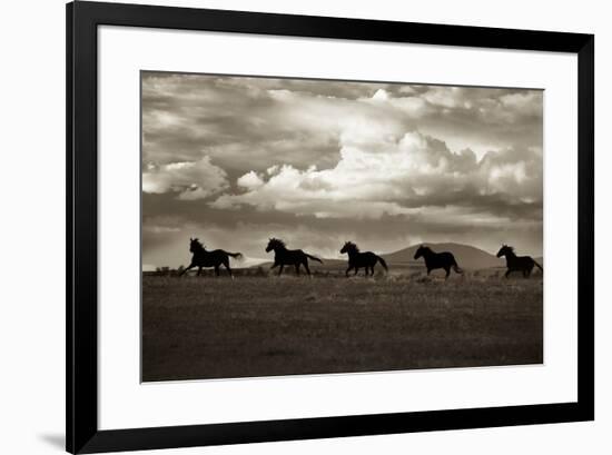 Racing the Clouds-Lisa Dearing-Framed Photographic Print